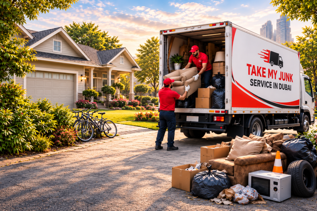 Home and Office Junk Removal junk removal in a sunny suburb